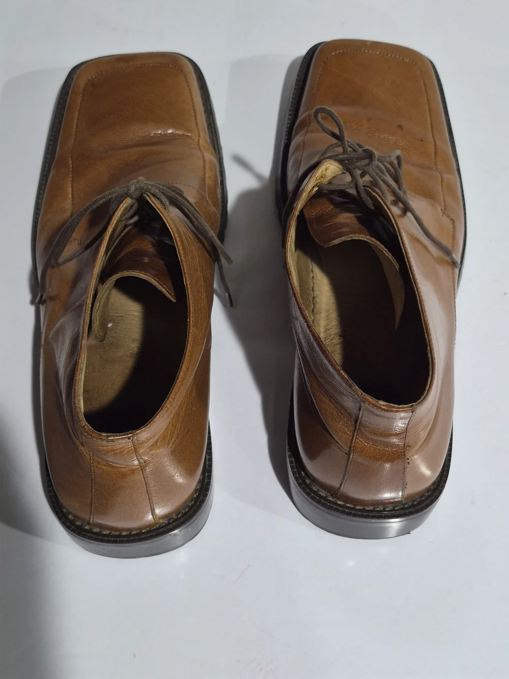 Men's Tan Leather Lace-Up Chukka Boots